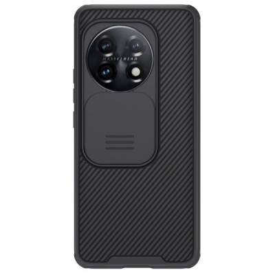 OnePlus 11 „Nillkin“ CamShield Pro juodas dėklas, nugarėlė su kameros apsauga | Priedai.lt