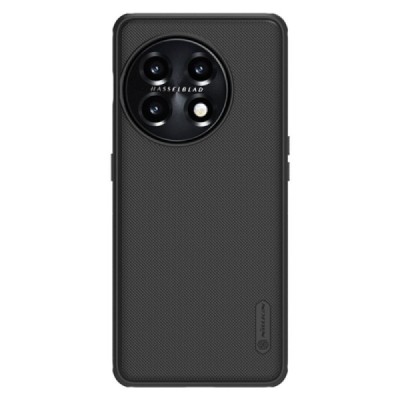 Nillkin Frosted Shield OnePlus 11 juodas plastikinis dėklas | Priedai.lt