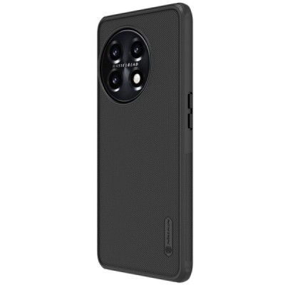 Nillkin Frosted Shield OnePlus 11 juodas plastikinis dėklas | Priedai.lt