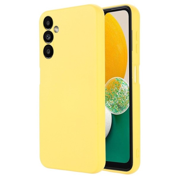 „Shell“ kieto silikono (TPU) dėklas - geltonas (Galaxy A14 4G)