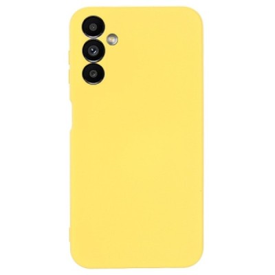 Samsung Galaxy A14 4G (SM-A145F) Shell kieto silikono (TPU) dėklas geltonas - nugarėlė | Priedai.lt
