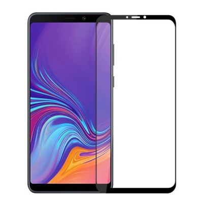 Samsung Galaxy A9 2018 (Galaxy A9 Star Pro) „Mofi“ 9H Tempered Glass sustiprintos apsaugos juodas pilnai dengiantis apsauginis e