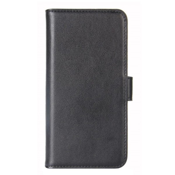„Leather“ atverčiamas dėklas - juodas (OnePlus 5T)