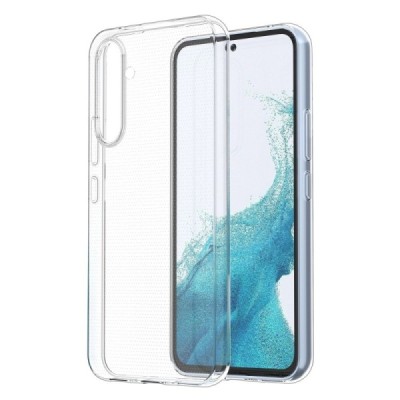 Samsung Galaxy A54 (SM-A546B) kieto silikono TPU skaidrus dėklas - nugarėlė | Priedai.lt