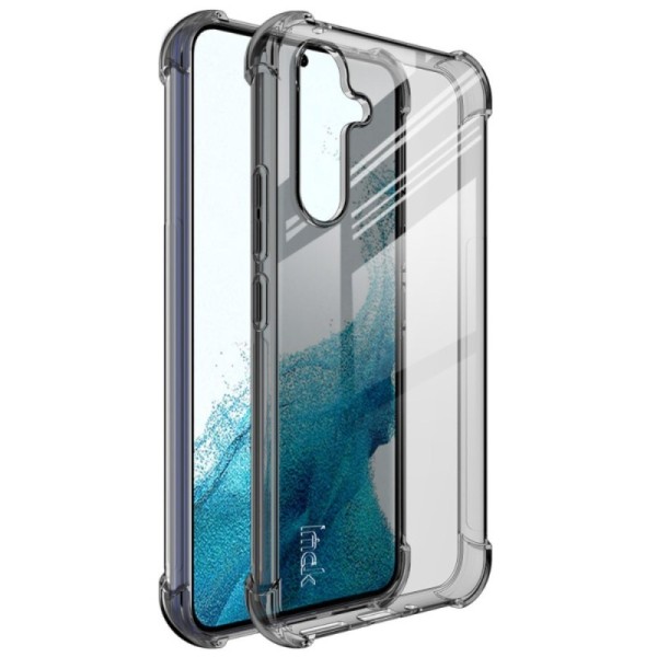 „Imak“ sustiprintos apsaugos kieto silikono (TPU) dėklas - skaidrus / pilkas (Galaxy A54)