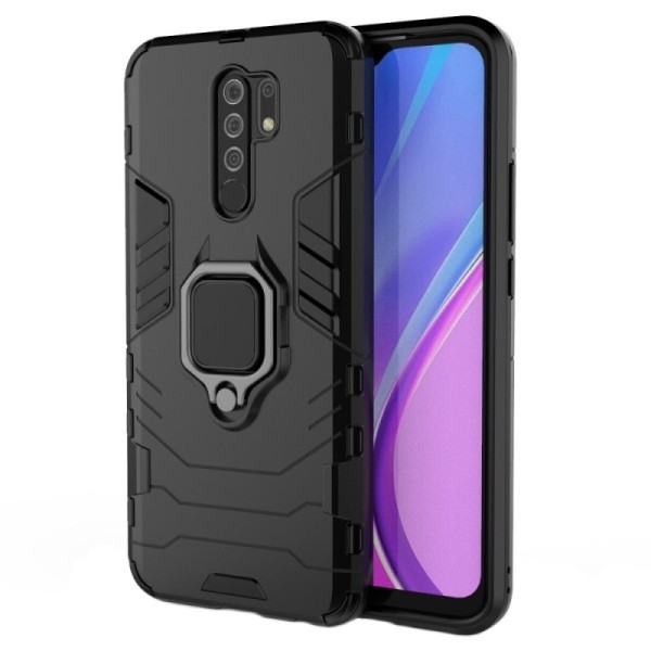 „Kickstand“ sustiprintos apsaugos dėklas - juodas (Redmi 9)