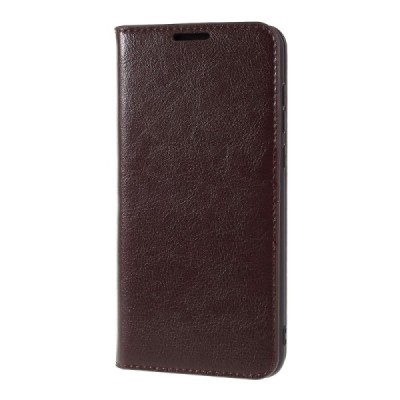 „Deluxe“ Leather Huawei Mate 10 Lite rudas odinis atverčiamas dėklas | Priedai.lt