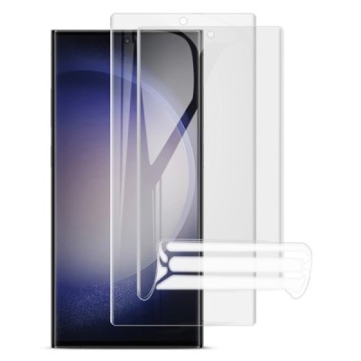 Samsung Galaxy S23 Ultra (SM-S918) apsauginė skaidri (pilnai dengianti) ekrano plėvelė | Priedai.lt