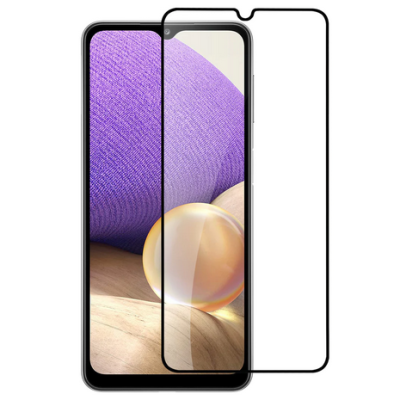 Samsung Galaxy A14 5G (SM-A146B, SM-A145F) „Guardian“ 9H Tempered Glass sustiprintos apsaugos juodas pilnai dengiantis apsaugini