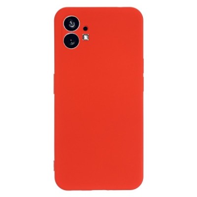 Nothing Phone 1 Shell kieto silikono (TPU) dėklas raudonas - nugarėlė | Priedai.lt