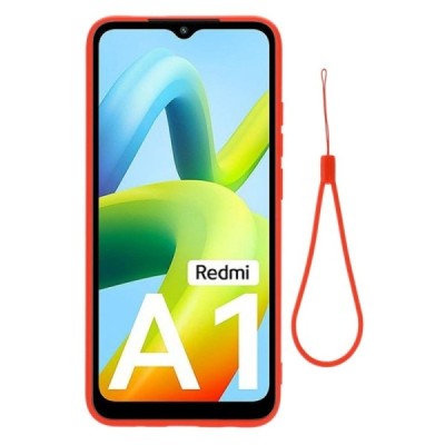 Xiaomi Redmi A2 (A1) Shell kieto silikono (TPU) dėklas raudonas - nugarėlė | Priedai.lt