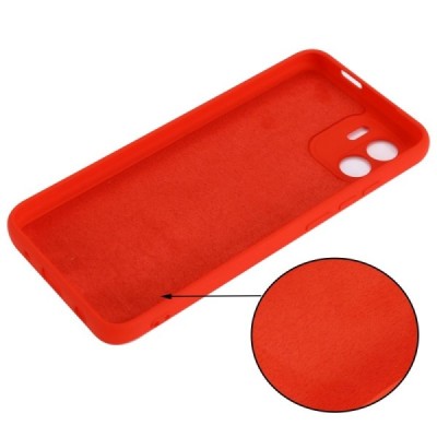 Xiaomi Redmi A2 (A1) Shell kieto silikono (TPU) dėklas raudonas - nugarėlė | Priedai.lt