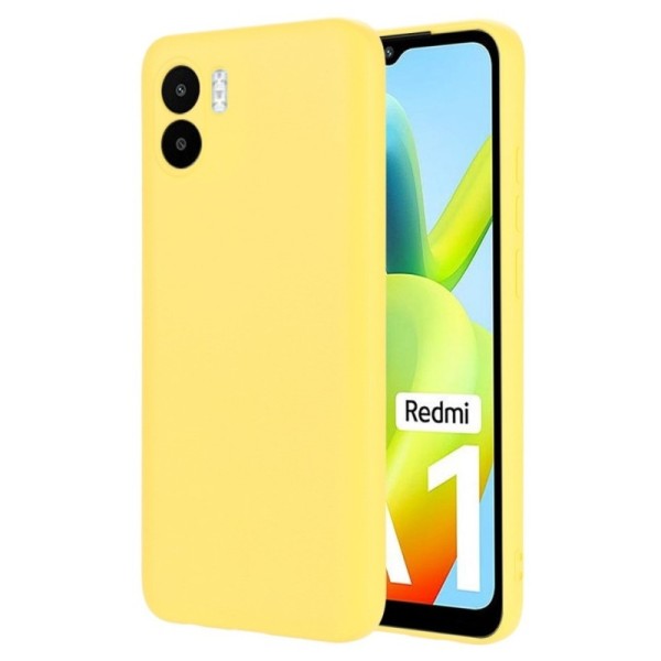 „Shell“ kieto silikono (TPU) dėklas - geltonas (Redmi A2 / A1)