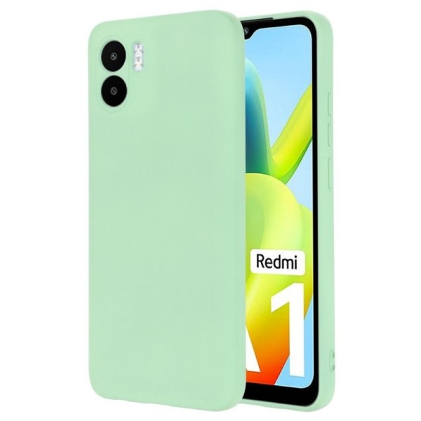 „Shell“ kieto silikono (TPU) dėklas - žalias (Redmi A2 / A1)