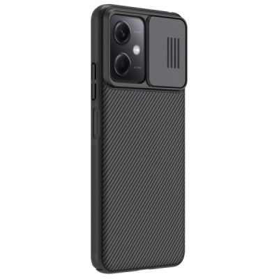 Xiaomi Redmi Note 12 (Poco X5 5G) „Nillkin“ CamShield juodas dėklas, nugarėlė su kameros apsauga | Priedai.lt