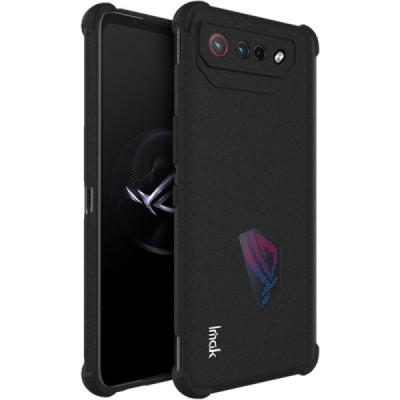 Asus Rog Phone 7 Imak sustiprintos apsaugos kieto silikono TPU juodas dėklas - nugarėlė | Priedai.lt