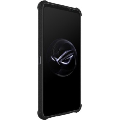 Asus Rog Phone 7 Imak sustiprintos apsaugos kieto silikono TPU juodas dėklas - nugarėlė | Priedai.lt