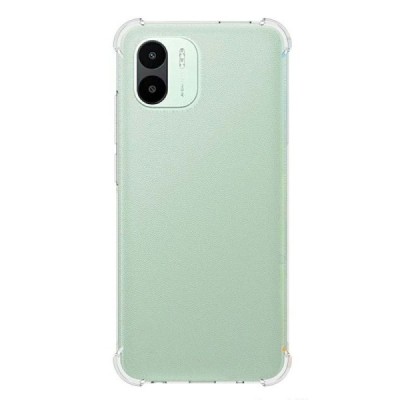 Sustiprintos apsaugos Xiaomi Redmi A2 (Redmi A1) skaidrus kieto silikono (TPU) dėklas | Priedai.lt