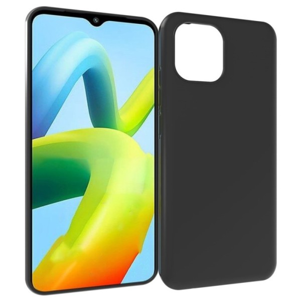 Kieto silikono (TPU) dėklas - juodas (Redmi A2 / A1)