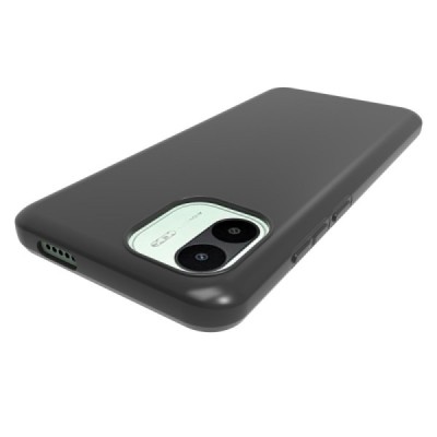 Xiaomi Redmi A2 (Redmi A1) kieto silikono TPU juodas dėklas - nugarėlė | Priedai.lt