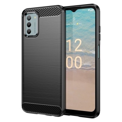 Nokia G22 „Carbon“ kieto silikono TPU juodas dėklas - nugarėlė | Priedai.lt