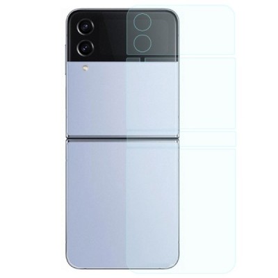 Samsung Galaxy Z Flip4 (F721) apsauginė skaidri (pilnai dengianti) ekrano ir nugarėlės plėvelė | Priedai.lt