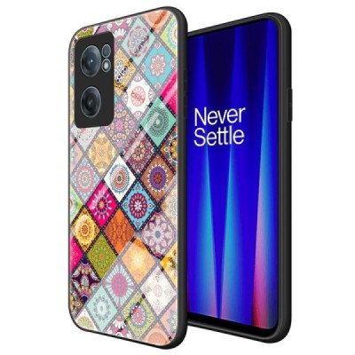 OnePlus Nord CE 2 „Pattern“ kieto silikono TPU spalvotas dėklas - nugarėlė | Priedai.lt