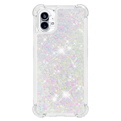 Nothing Phone 1 Strap Shine kieto silikono TPU skaidrus dėklas - nugarėlė | Priedai.lt