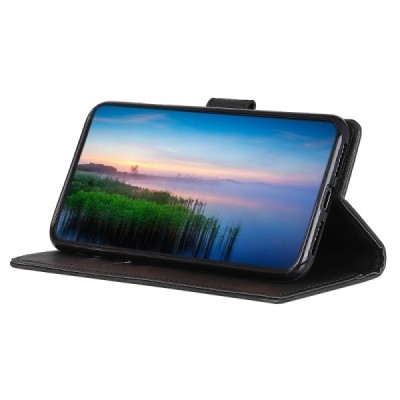 Nothing Phone 1 „Split“ Stand juodas odinis atverčiamas dėklas - knygutė | Priedai.lt