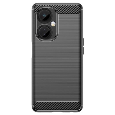 OnePlus Nord CE 3 Lite 5G „Carbon“ kieto silikono TPU juodas dėklas - nugarėlė | Priedai.lt
