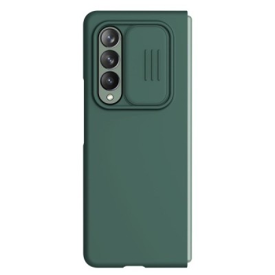 Samsung Galaxy Z Fold3 5G (F926B) „Nillkin“ CamShield Silky žalias dėklas, nugarėlė su kameros apsauga | Priedai.lt