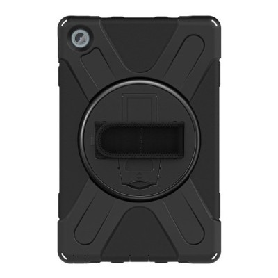 Lenovo Tab M10 Plus 10.6" Gen 3 sustiprintos apsaugos (360°) juodas dėklas - nugarėlė | Priedai.lt
