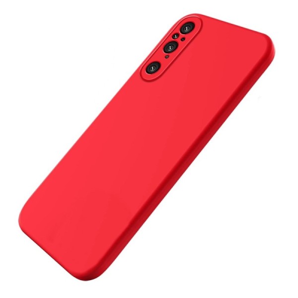 „Shell“ kieto silikono (TPU) dėklas - raudonas (Xperia 1 V)