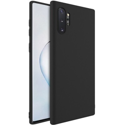 Samsung Galaxy Note 10+ (N975F) „Imak“ kieto silikono TPU juodas dėklas - nugarėlė | Priedai.lt