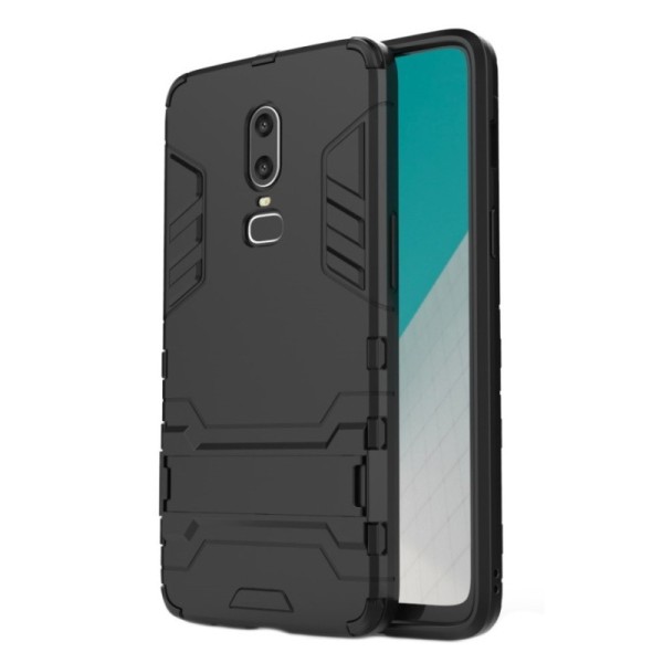 Sustiprintos apsaugos dėklas - juodas (OnePlus 6)