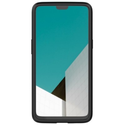 Sustiprintos apsaugos OnePlus 6 juodas kieto silikono (TPU) ir plastiko dėklas | Priedai.lt