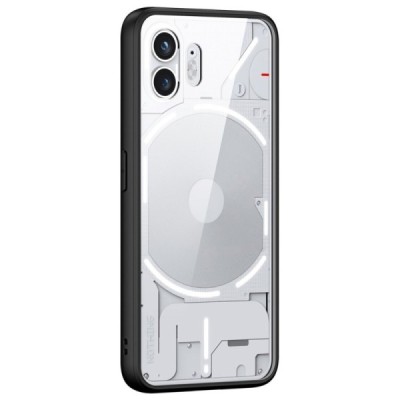 Nothing Phone 2 „Dux Ducis“ Aimo skaidrus juodos spalvos apvadais dėklas - nugarėlė | Priedai.lt