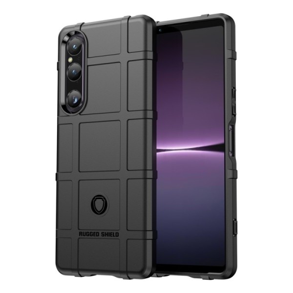 „Rugged“ sustiprintos apsaugos dėklas - juodas (Xperia 1 V)
