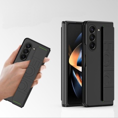 Samsung Galaxy Fold5 5G (F946B) Foldable juodas plastikinis dėklas - nugarėlė | Priedai.lt