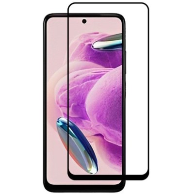 Xiaomi Redmi Note 12S „Rurihai“ 9H Tempered Glass sustiprintos apsaugos juodas pilnai dengiantis apsauginis ekrano stiklas 2.5D