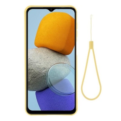 Samsung Galaxy M23 (SM-M236B, SM-E236B) Shell kieto silikono TPU geltonas dėklas - nugarėlė | Priedai.lt