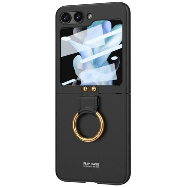 „GKK“ Ring plastikinis dėklas - juodas (Galaxy Flip5)