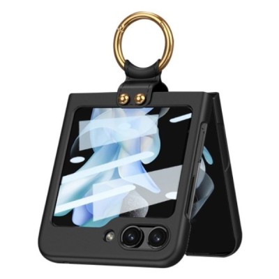 Samsung Galaxy Flip5 5G (SM-F731B) GKK Creative plastikinis juodas dėklas - nugarėlė | Priedai.lt