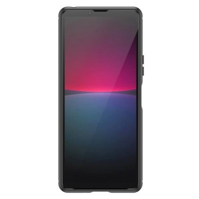 Sony Xperia 10 V „Carbon“ kieto silikono TPU juodas dėklas - nugarėlė | Priedai.lt