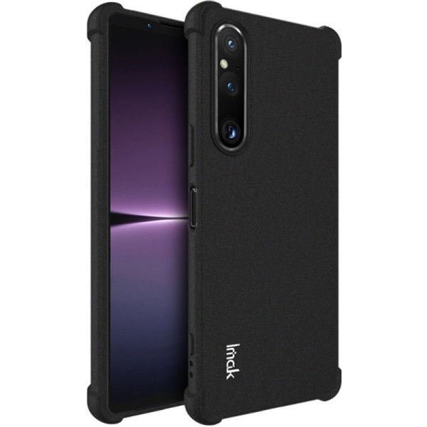 „Imak“ sustiprintos apsaugos kieto silikono (TPU) dėklas - juodas (Xperia 1 V)