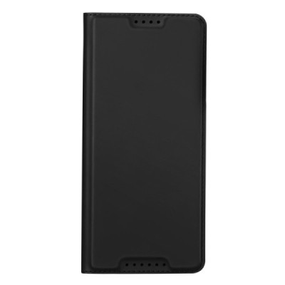 „Dux Ducis“ Skin serijos Sony Xperia 10 V juodas odinis atverčiamas dėklas | Priedai.lt