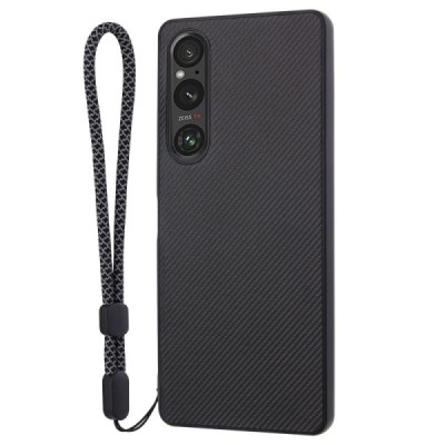 Sony Xperia 1 V „Vili“ TC juodas dėklas - nugarėlė | Priedai.lt