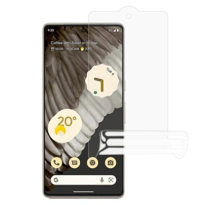 Google Pixel 7A JUNLI (TPU) skaidri apsauginė pilnai dengianti ekrano plėvelė | Priedai.lt