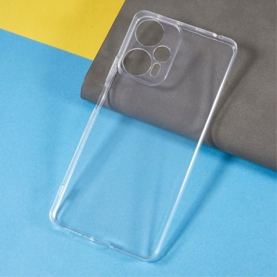 Xiaomi Redmi Note 12 Turbo (Poco F5 5G) kieto silikono TPU skaidrus dėklas - nugarėlė | Priedai.lt