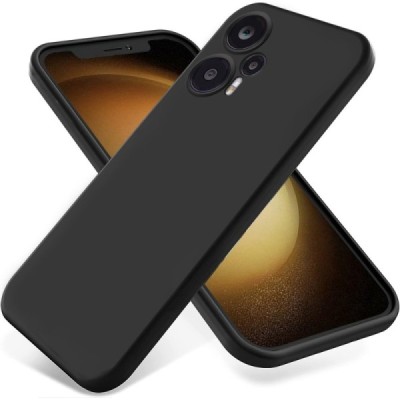 Xiaomi Redmi Note 12 Turbo (Poco F5 5G) Shell kieto silikono TPU juodas dėklas - nugarėlė | Priedai.lt